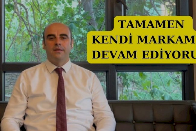 Emlakçılık faaliyetlerime tamamen kendi markamla devam ediyorum.