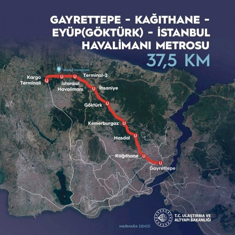 Gayrettepe – İstanbul Havalimanı metro istasyonu yakında açılıyor galiba.