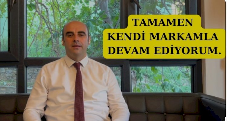 Emlakçılık faaliyetlerime tamamen kendi markamla devam ediyorum.